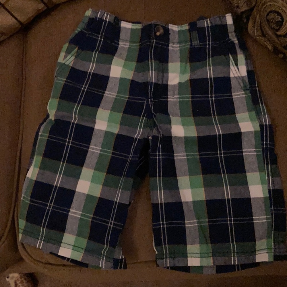 Boys plaid shorts